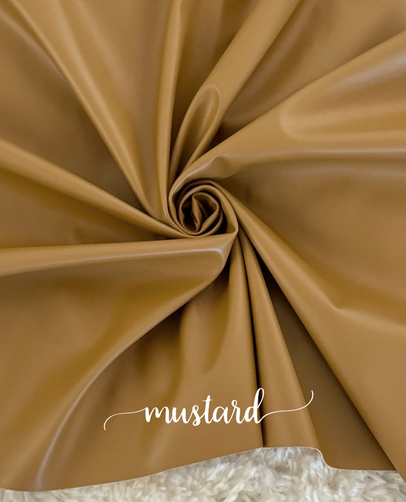 Mustard leather