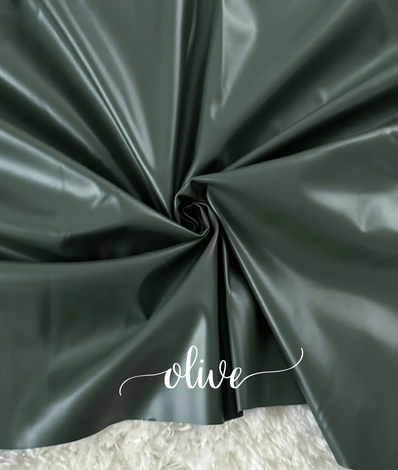 Olive leather