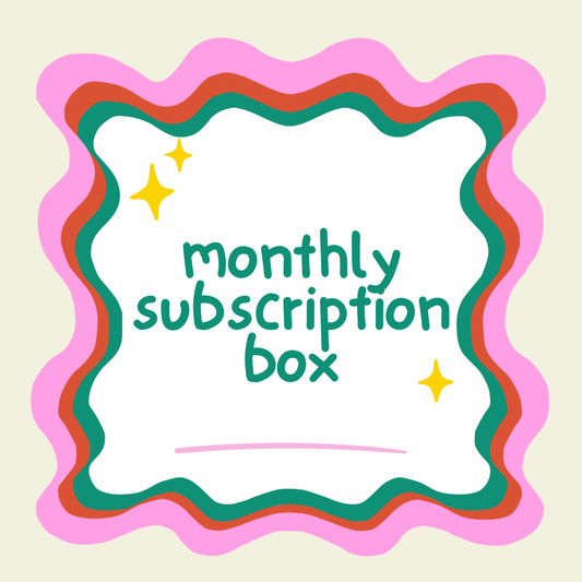 Monthly Subscription Box 3-4 bows